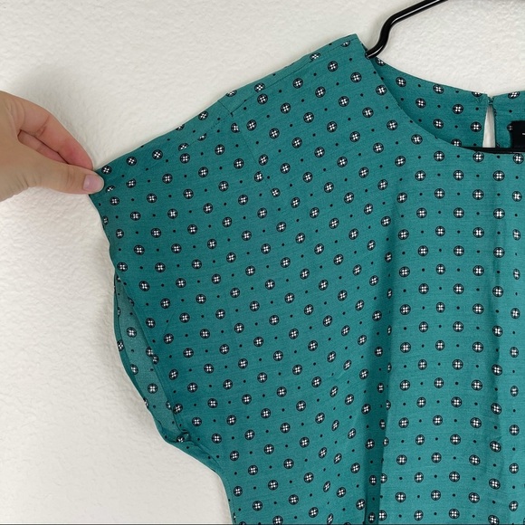 & Other Stories Green Midi Fall Floral Dress - Picture 6 of 6